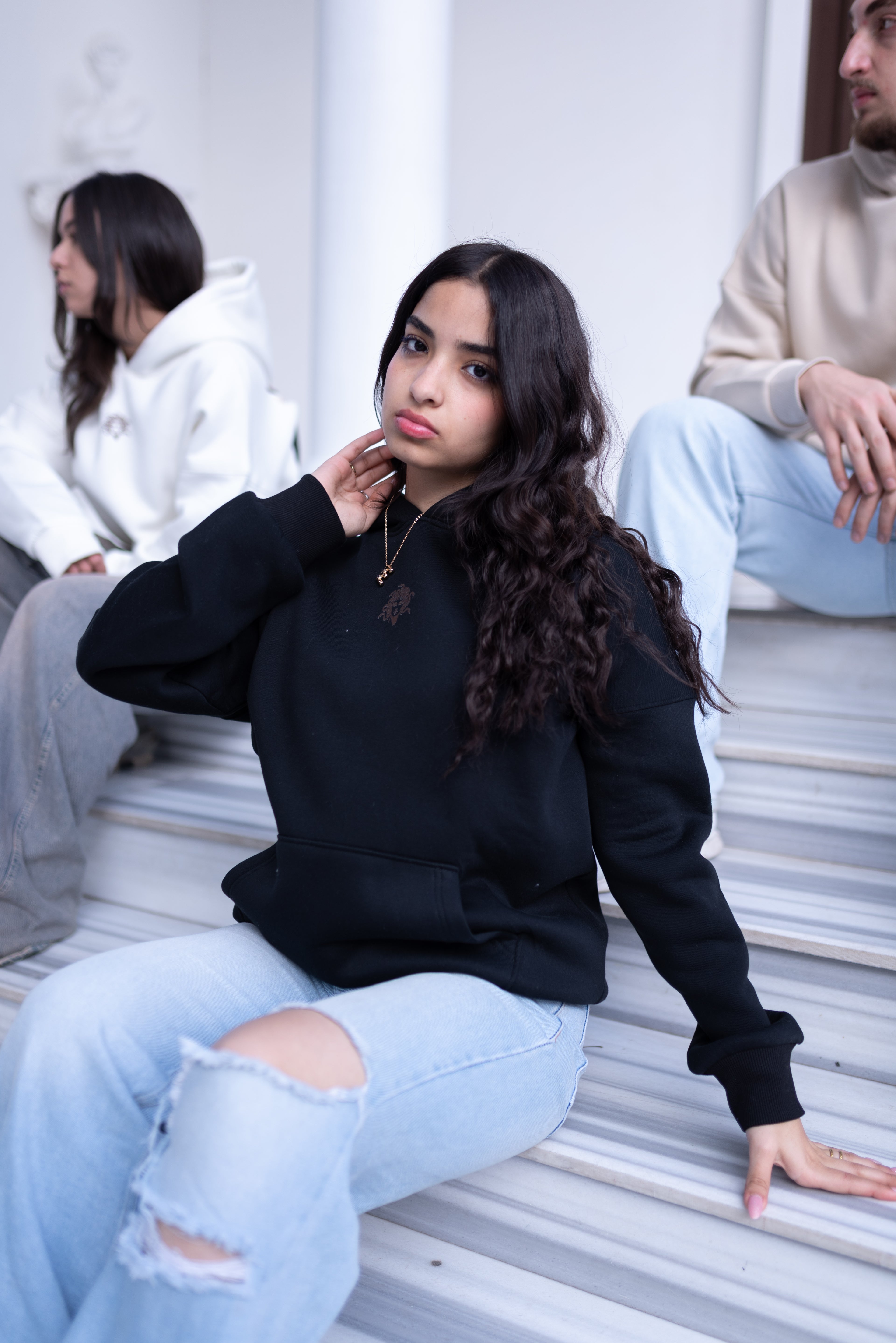 Medusa Black Hoodie