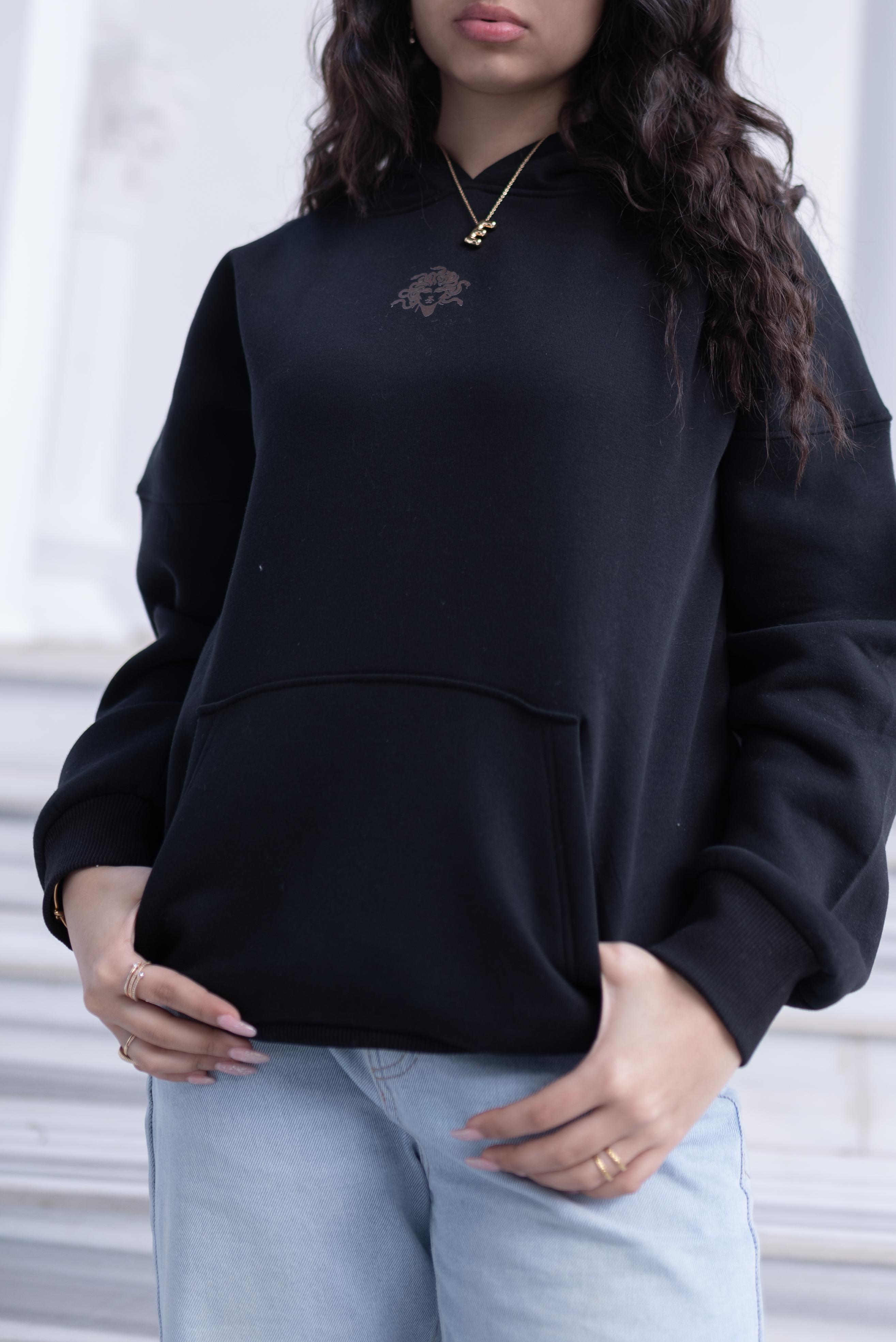 Medusa Black Hoodie