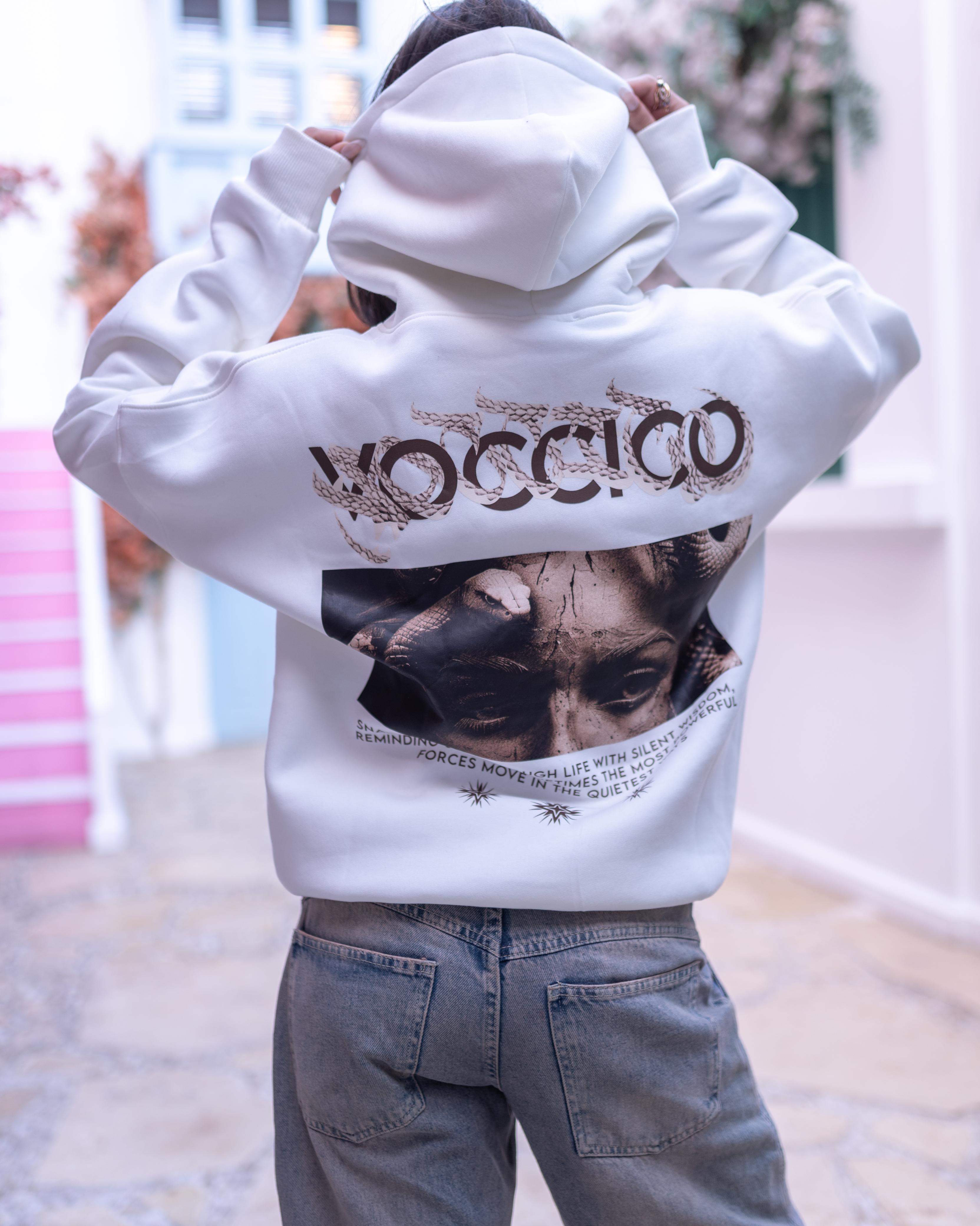 Medusa White Hoodie