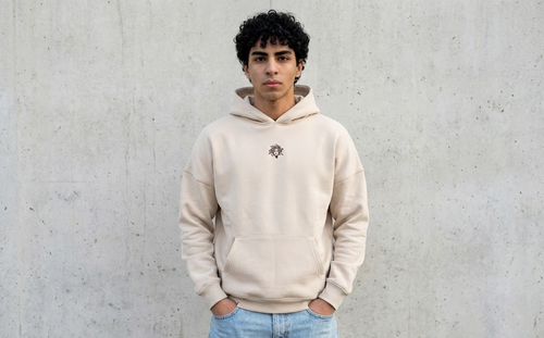 Medusa Beige Hoodie
